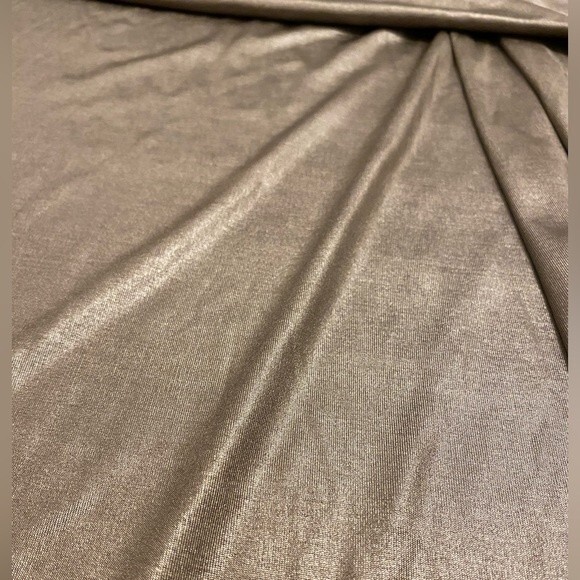 Donna gold/bronze shimmery mid length party dress - Picture 2 of 8